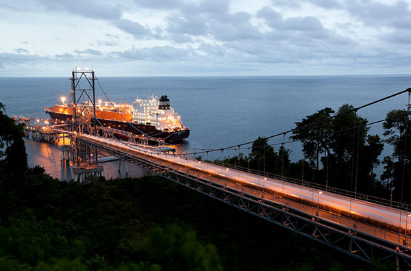 Natural gas liquification project in Republic of Equatorial Guinea