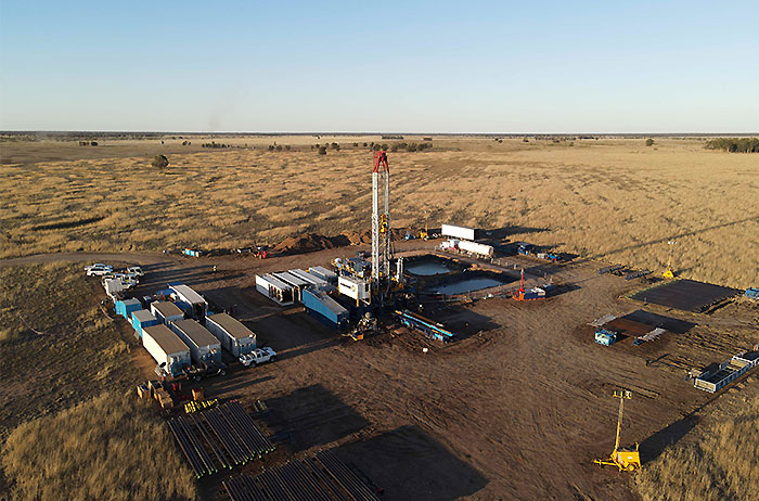 CO2 injection site for CTSCo CCSproject in Queensland, Australia